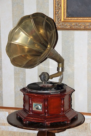 A vintage Gramophone